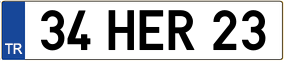 Truck License Plate